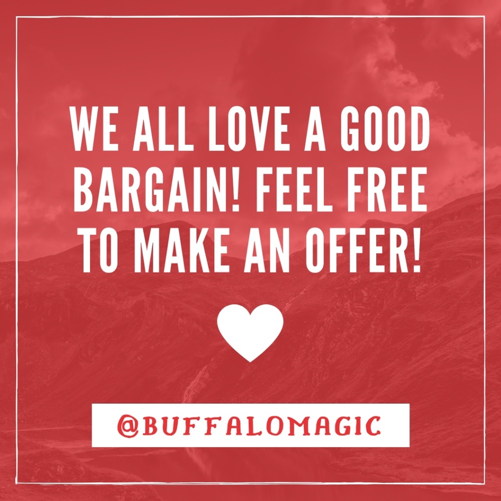 We welcome offers!